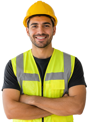 Technical Engineer smiling